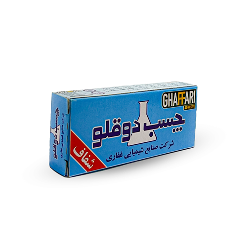 چسب دوقلو بی رنگ غفاری